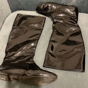 YSL VINTAGE PATENT BOOT